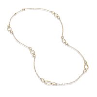 Collana Marco Bicego Donna Marrakech Onde in Oro giallo Diamante 0.72 Ct CG774-B2 - CG774-B2